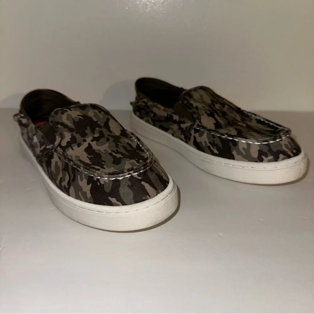 Sperry Camouflage Top Sider Salty Unisex flat shoes size 5 Big Kids 🆕 no box